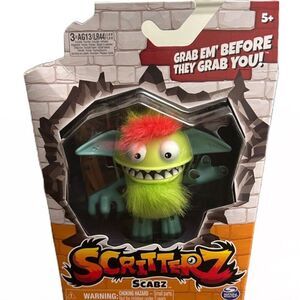 Spin Master Scritterz Scabs Interactive Pet Creature Touch‎ and Sound Reactive